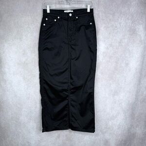 Zara Maxi Midi Modest Skirt In Black Women's Size XS